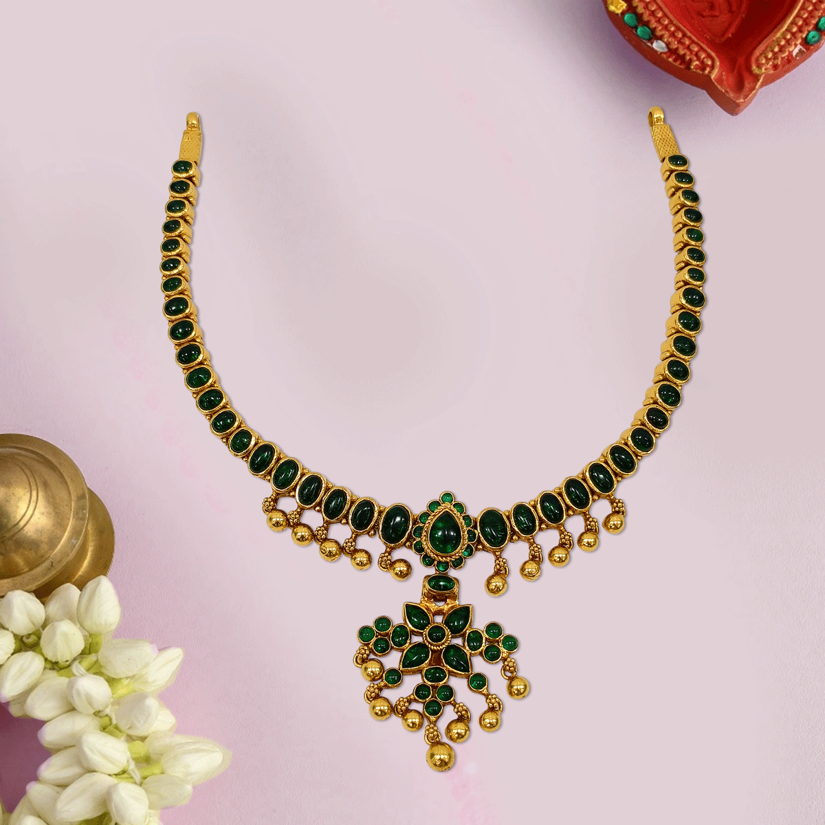 Aurora Color Stone Necklace