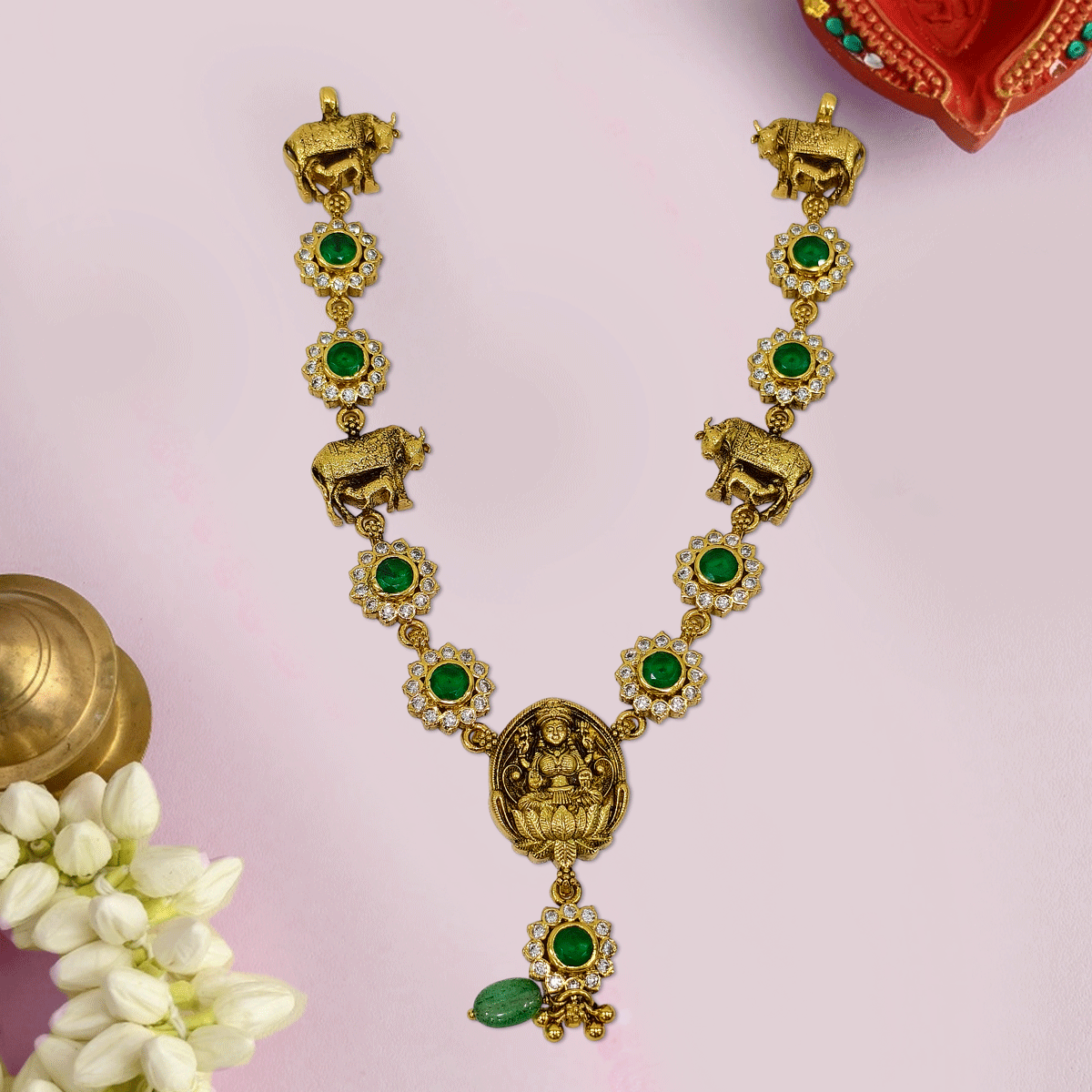 Aurora Color Stone Necklace