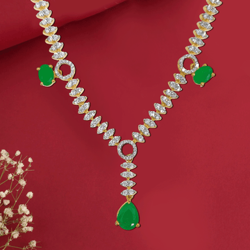 Dazzling Zircon Sparkle Necklace