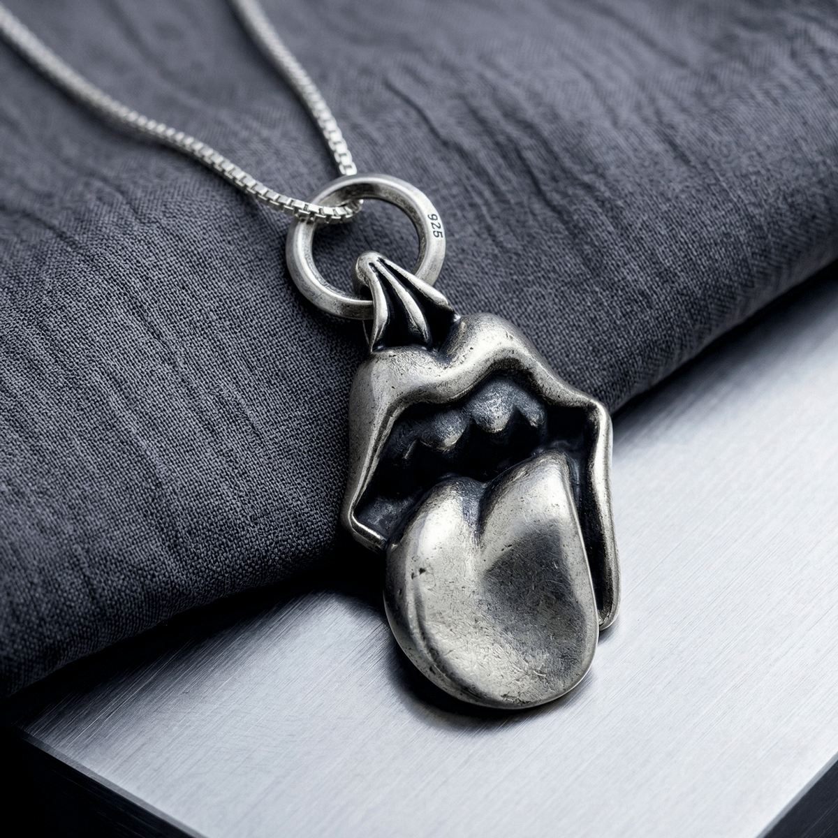 Bold Oxidised Pendants