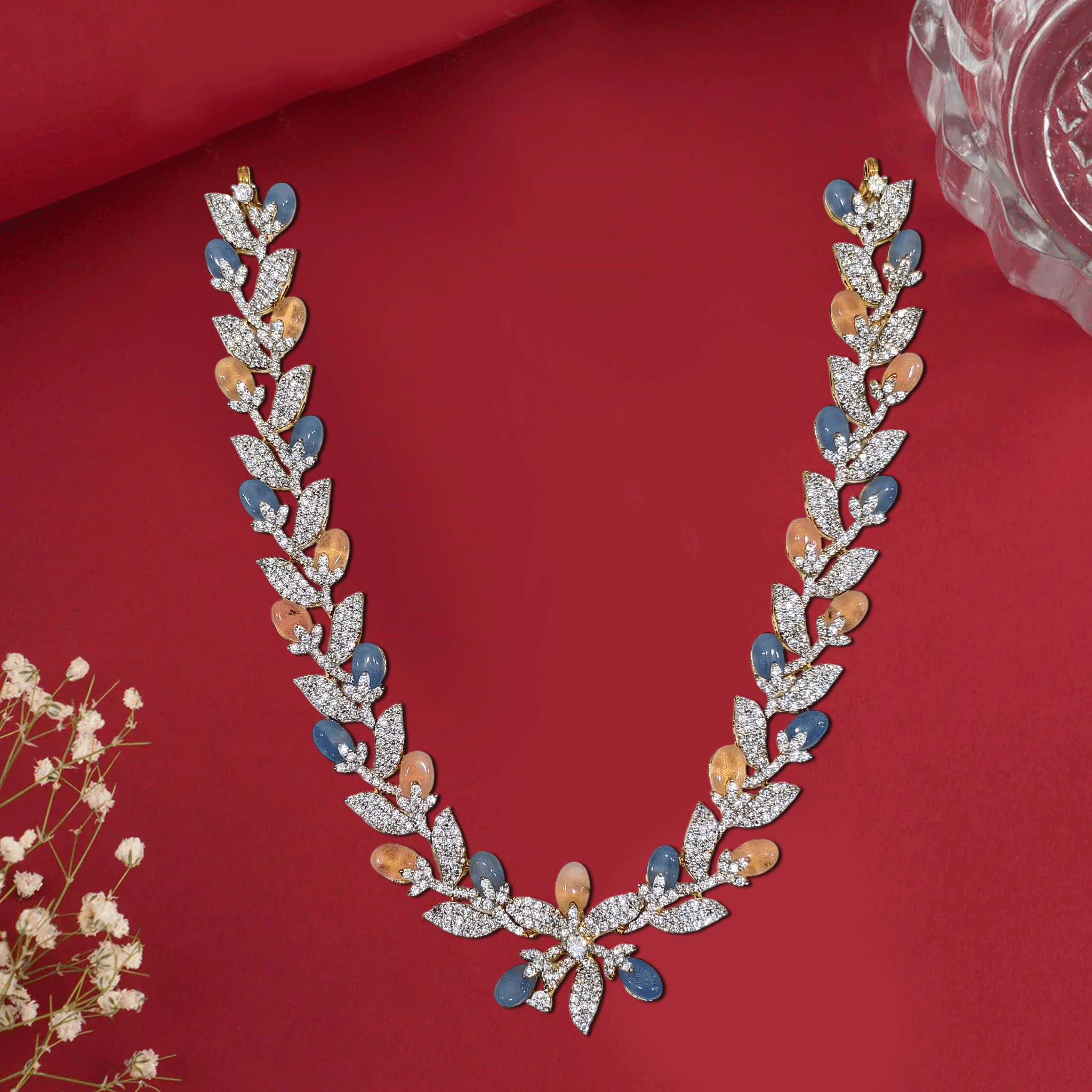 Dazzling Zircon Sparkle Necklace