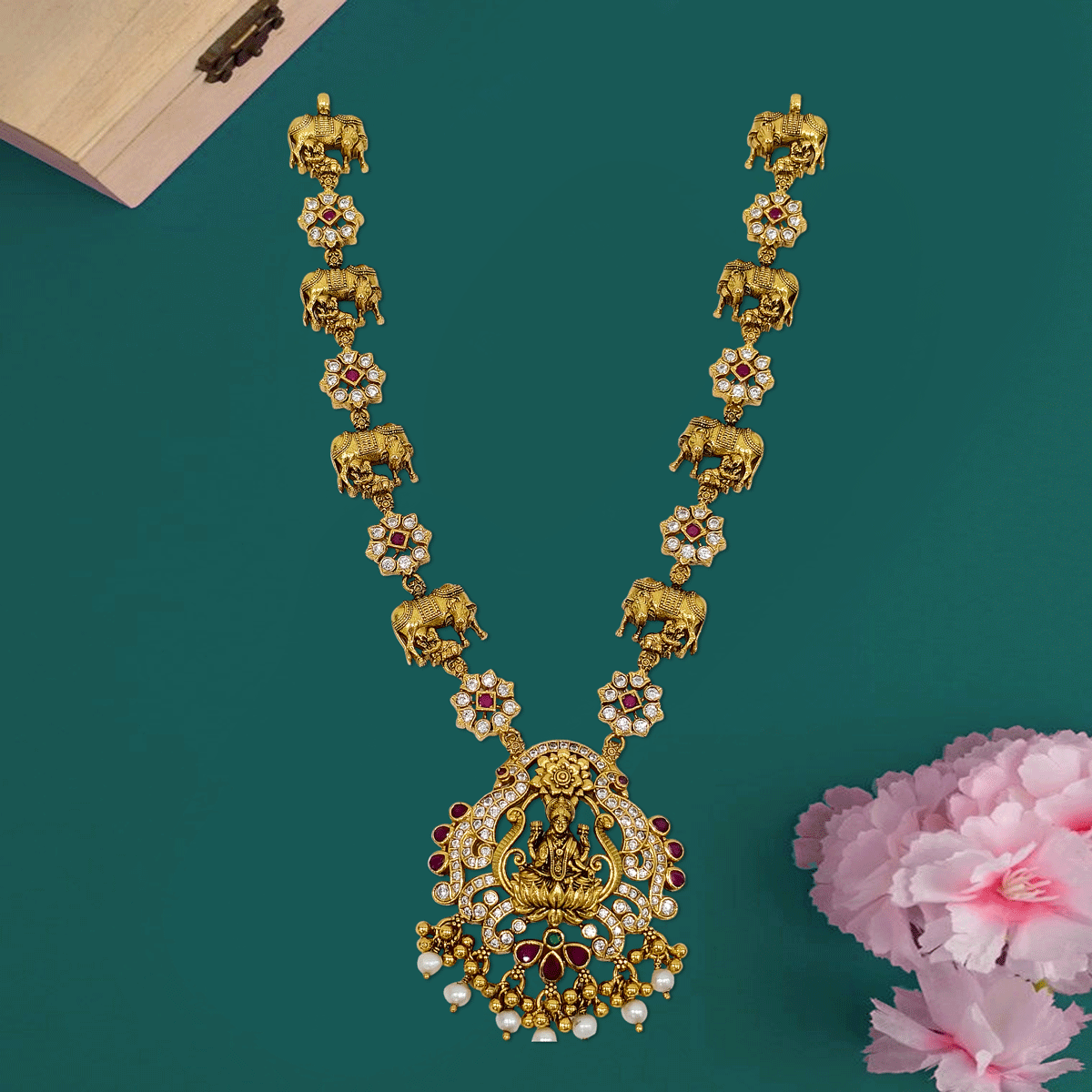 Aurora Color Stone Necklace