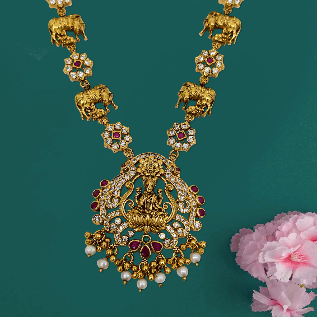 Aurora Color Stone Necklace