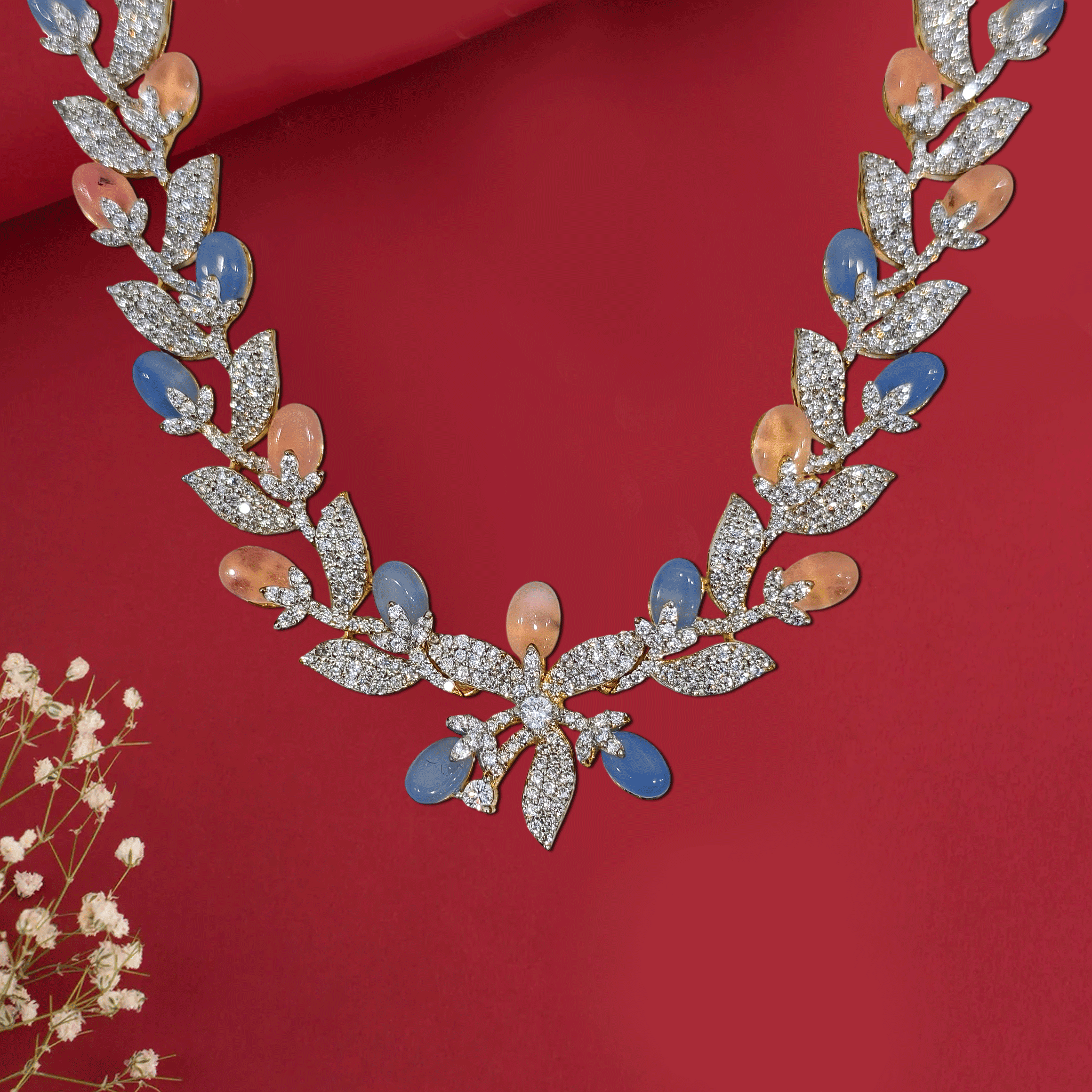 Dazzling Zircon Sparkle Necklace