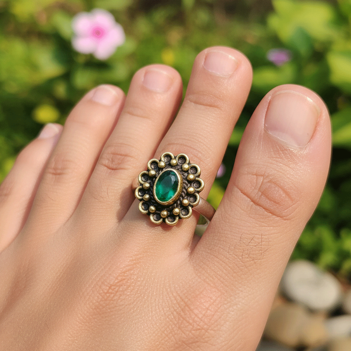 Antique Silver Toe Ring