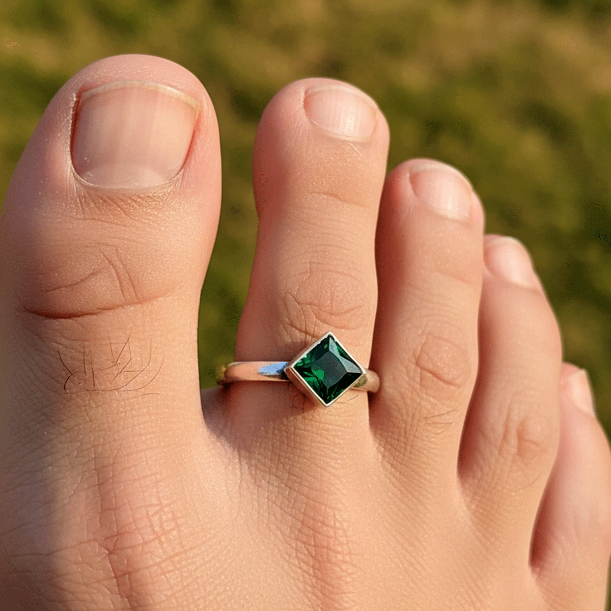 Antique Silver Toe Ring