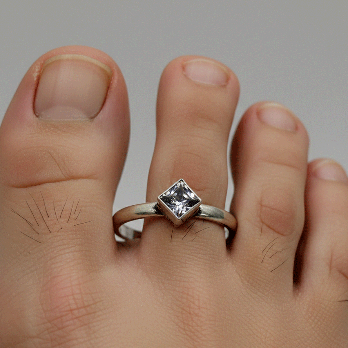 Antique Silver Toe Ring