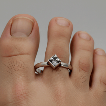 Antique Silver Toe Ring