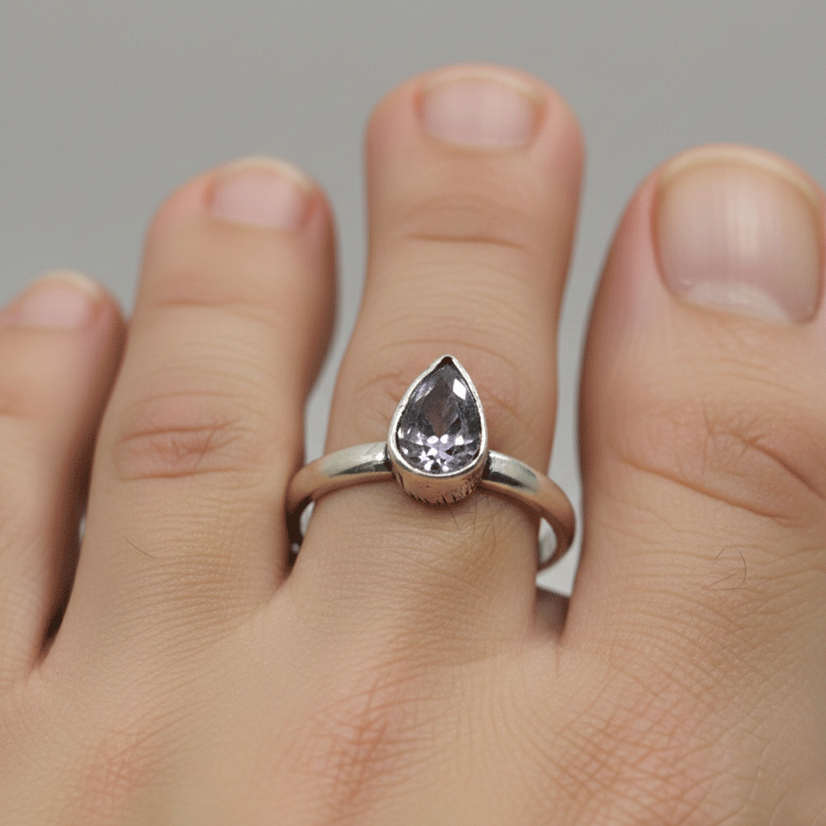 Antique Silver Toe Ring
