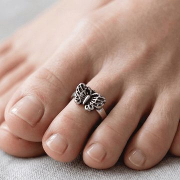 Antique Silver Toe Ring