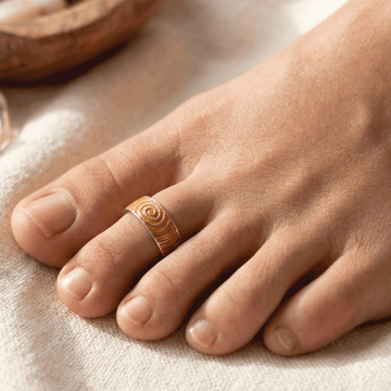 Modern Minimal  Silver Toe Ring