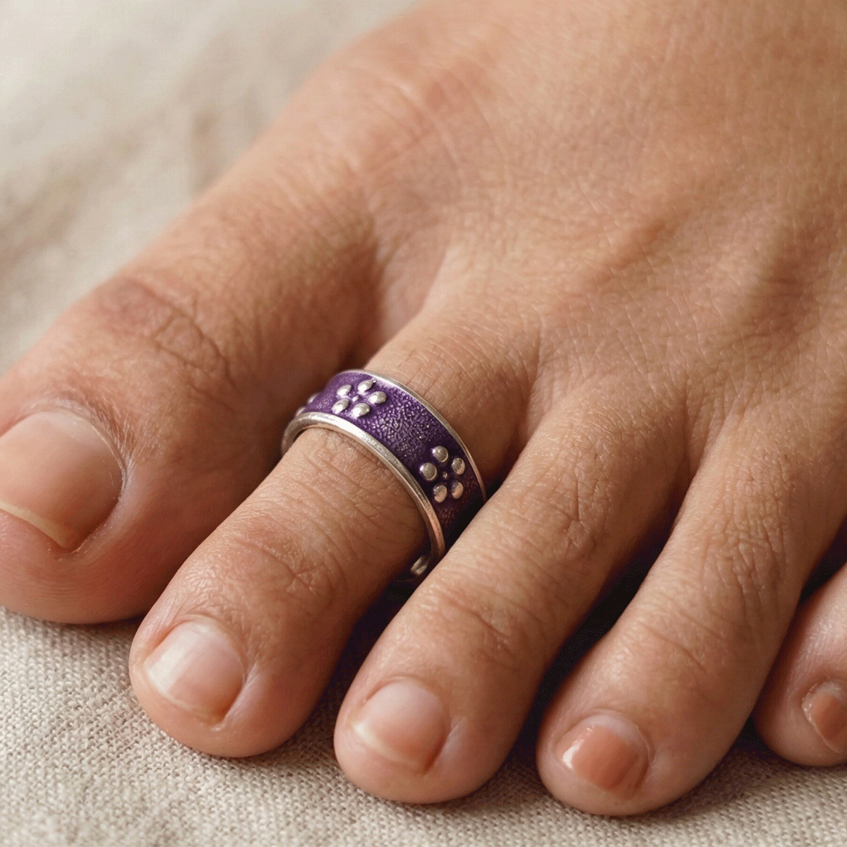 Modern Minimal  Silver Toe Ring