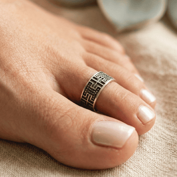 Antique Silver Toe Ring