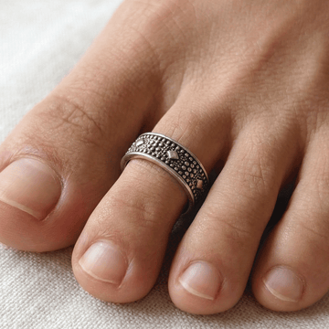 Antique Silver Toe Ring