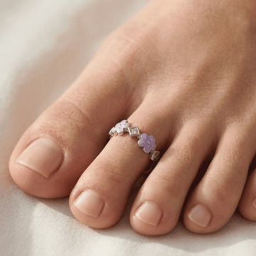 Modern Minimal  Silver Toe Ring