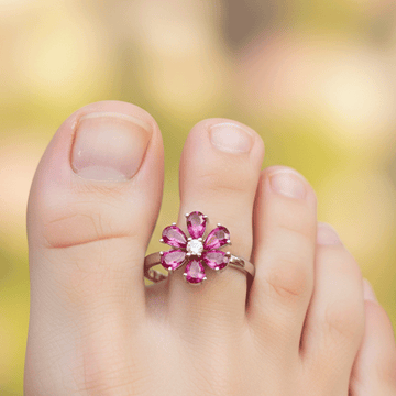 Modern Minimal  Silver Toe Ring