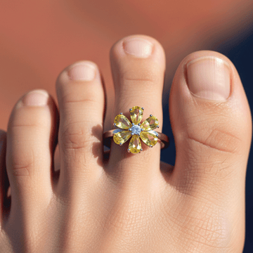 Modern Minimal  Silver Toe Ring