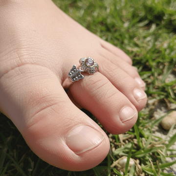 Antique Silver Toe Ring