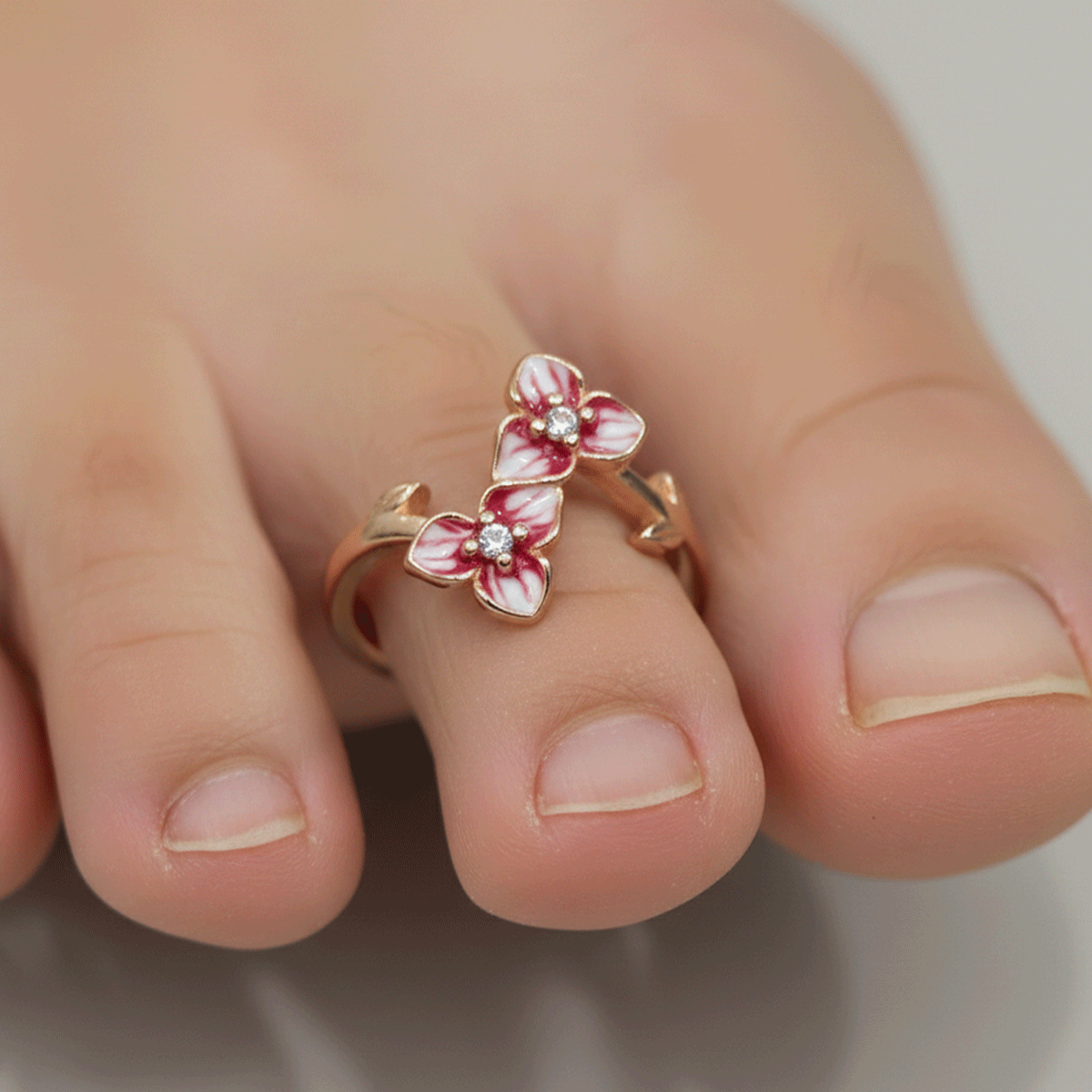 Modern Minimal  Silver Toe Ring