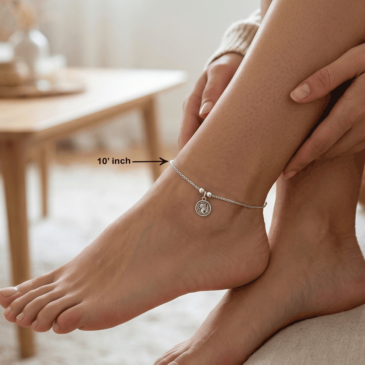 Minimal Muse – Antique Finish Anklets