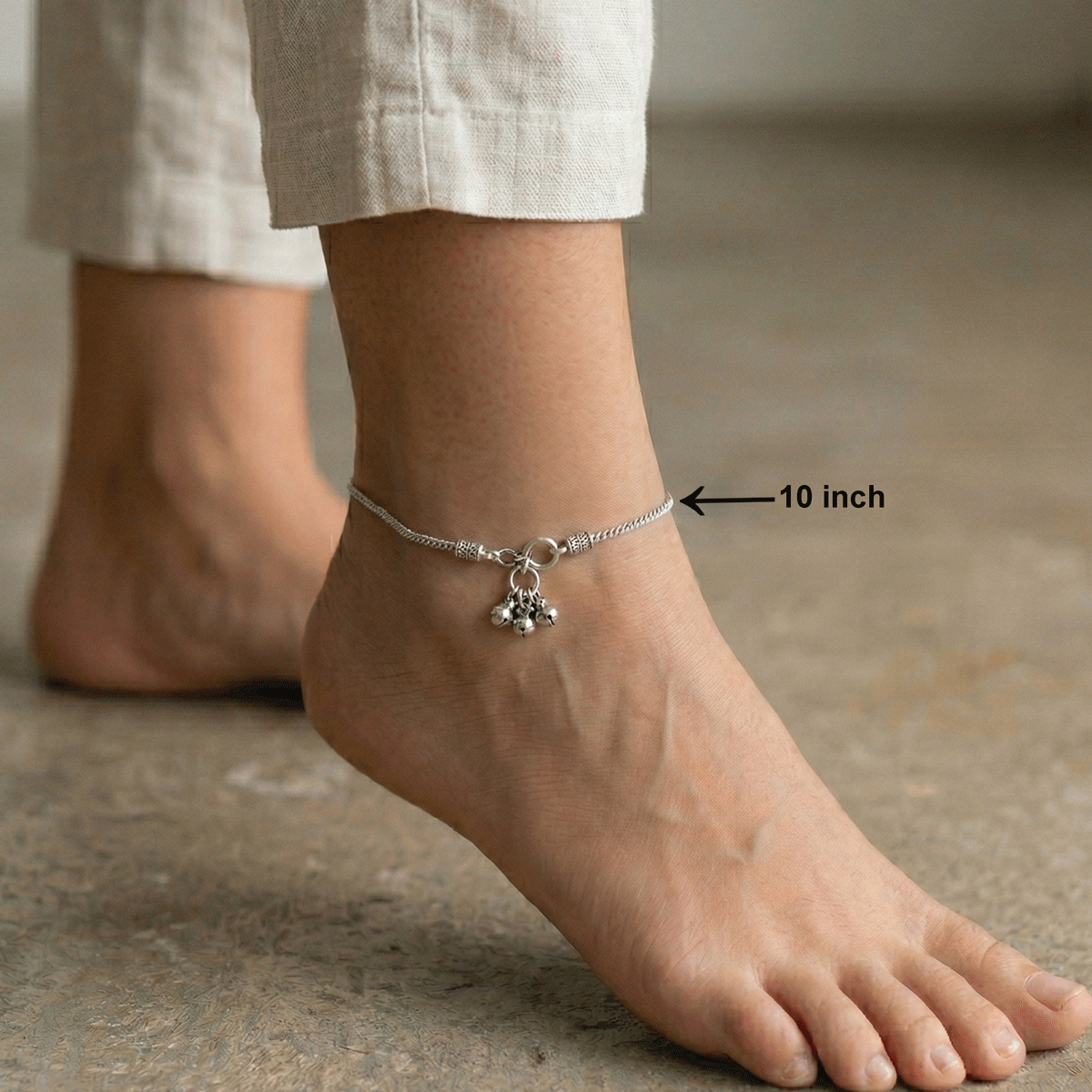 Minimal Muse – Antique Finish Anklets
