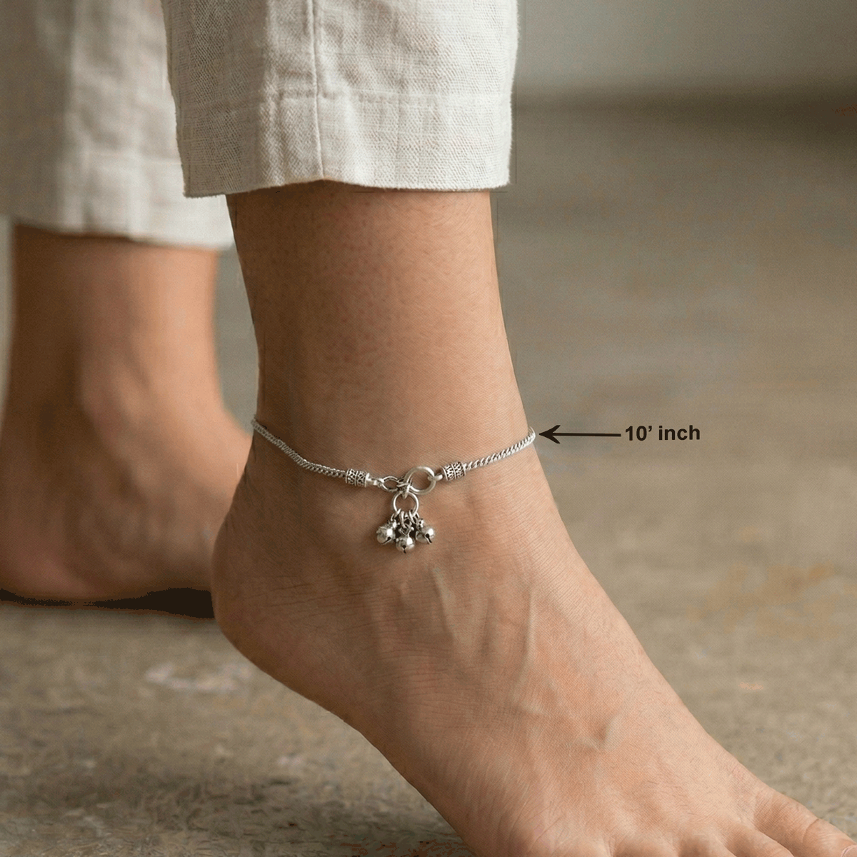 Minimal Muse – Antique Finish Anklets