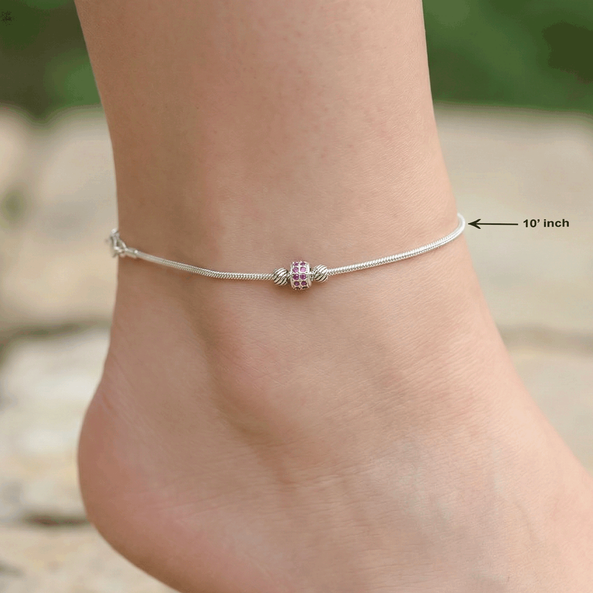 Minimal Muse – Silver Finish Anklets