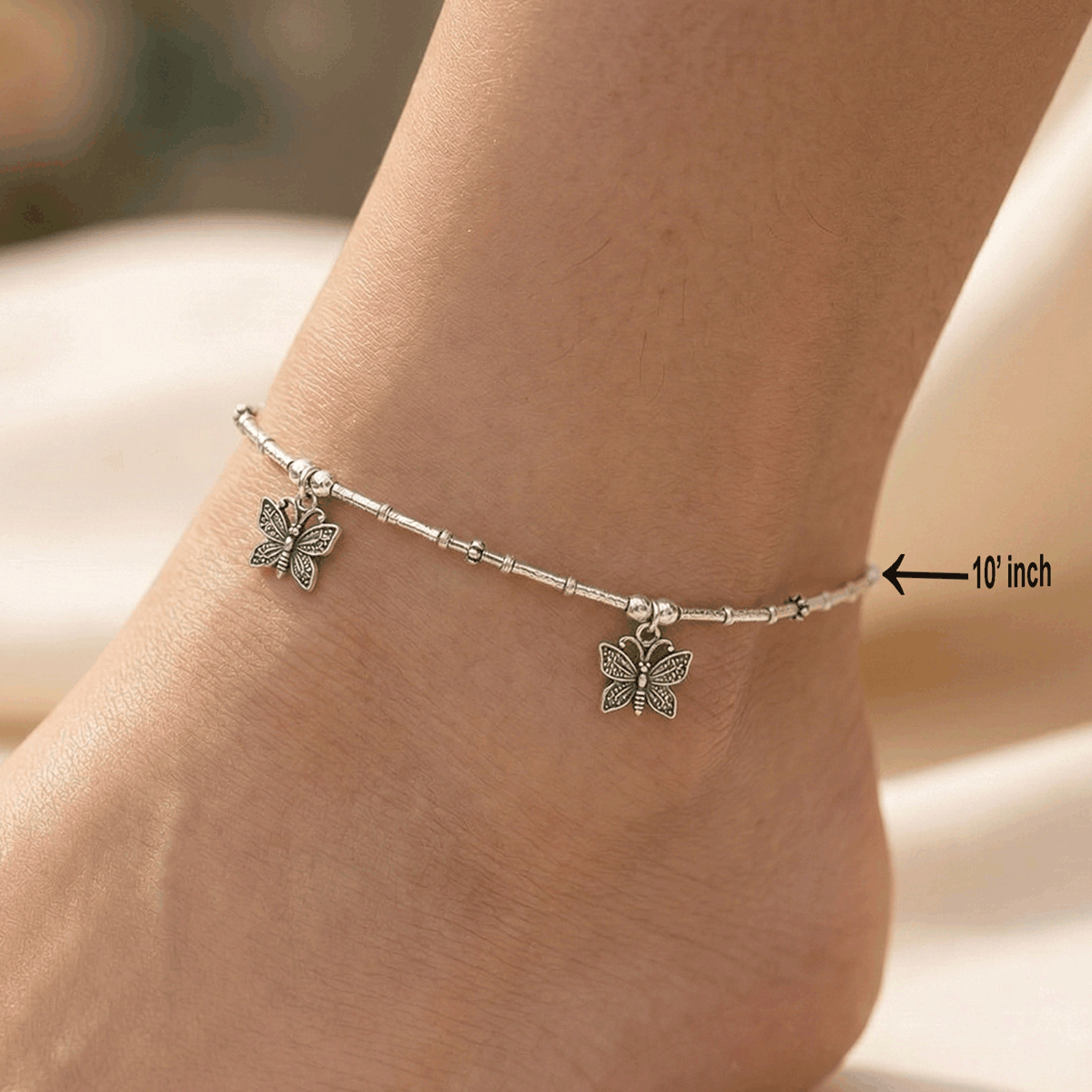 Minimal Muse – Antique Finish Anklets