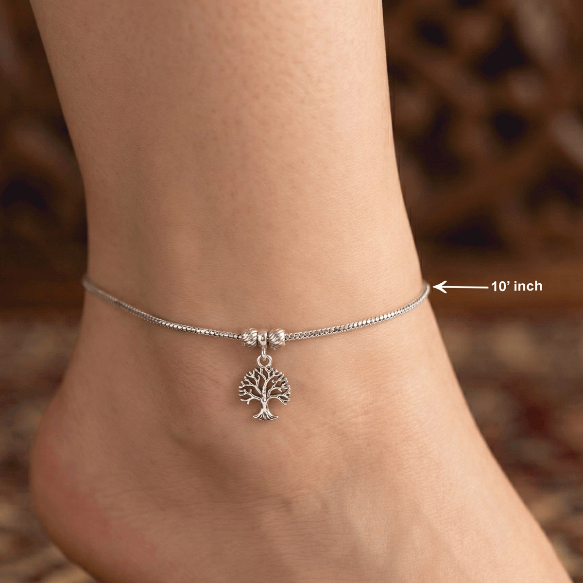 Minimal Muse – Antique Finish Anklets