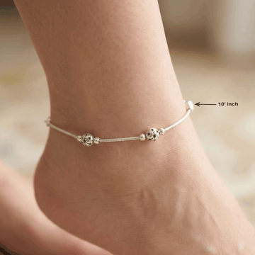 Minimal Muse – Antique Finish Anklets