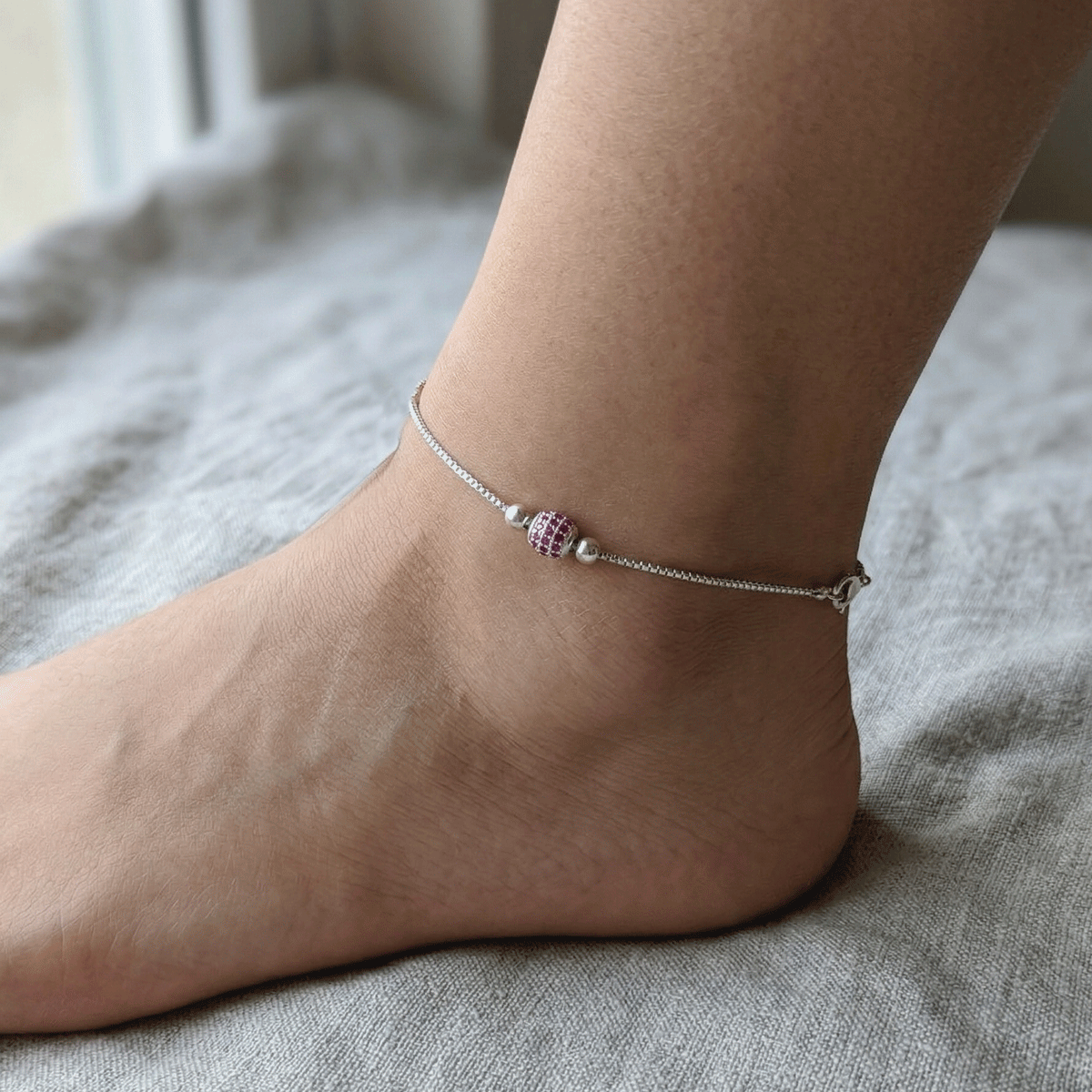 Minimal Muse – Antique Finish Anklets