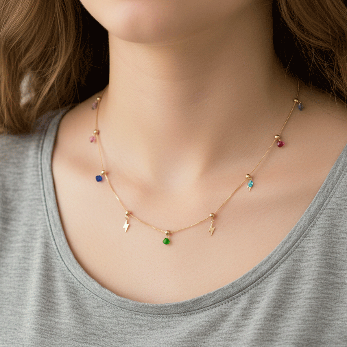 Rose Radiance Neck Chain