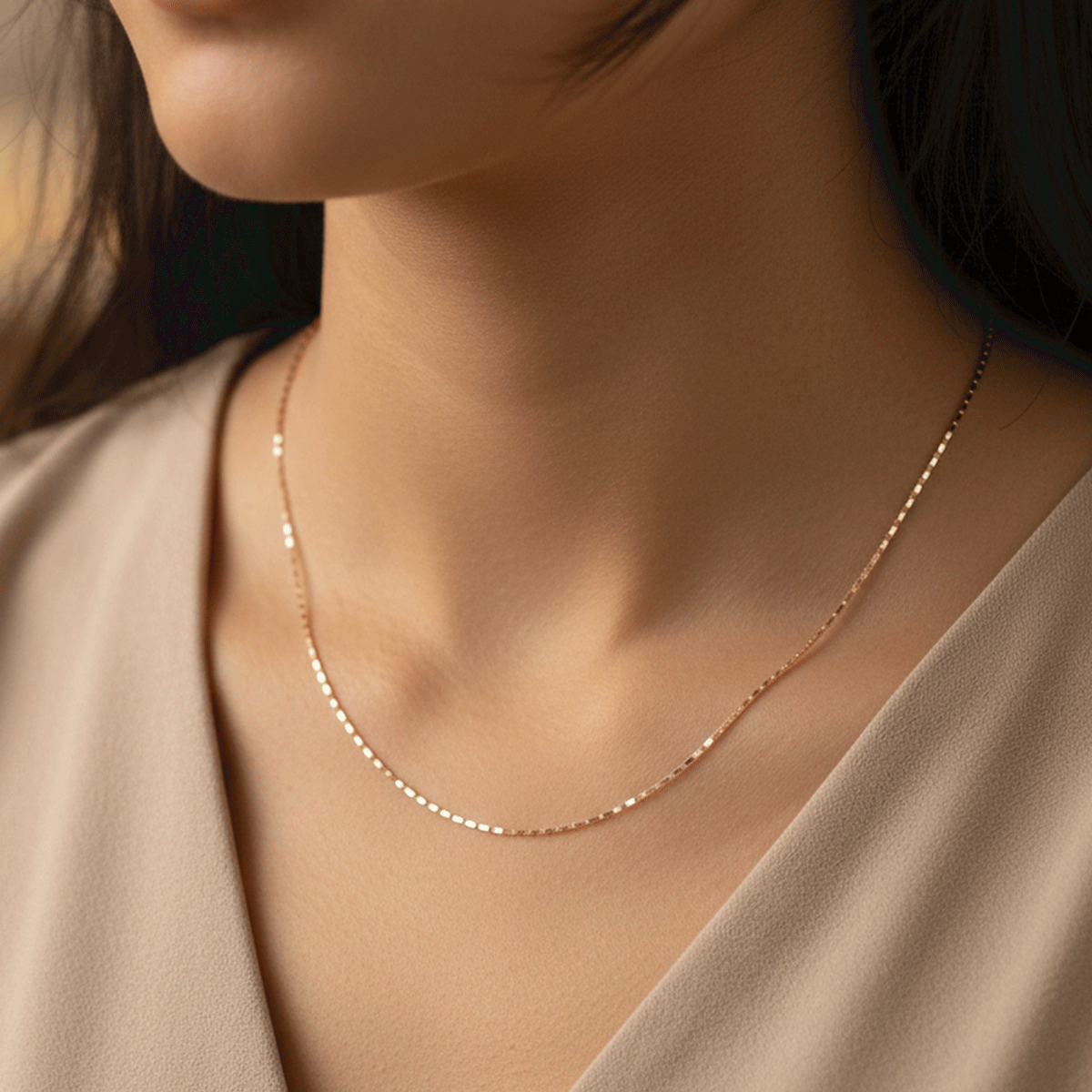 Rose Radiance Neck Chain