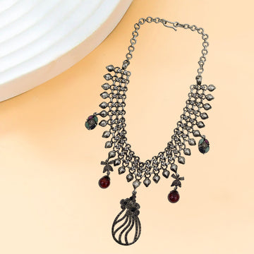 Eternal Grace Oxidised Necklace