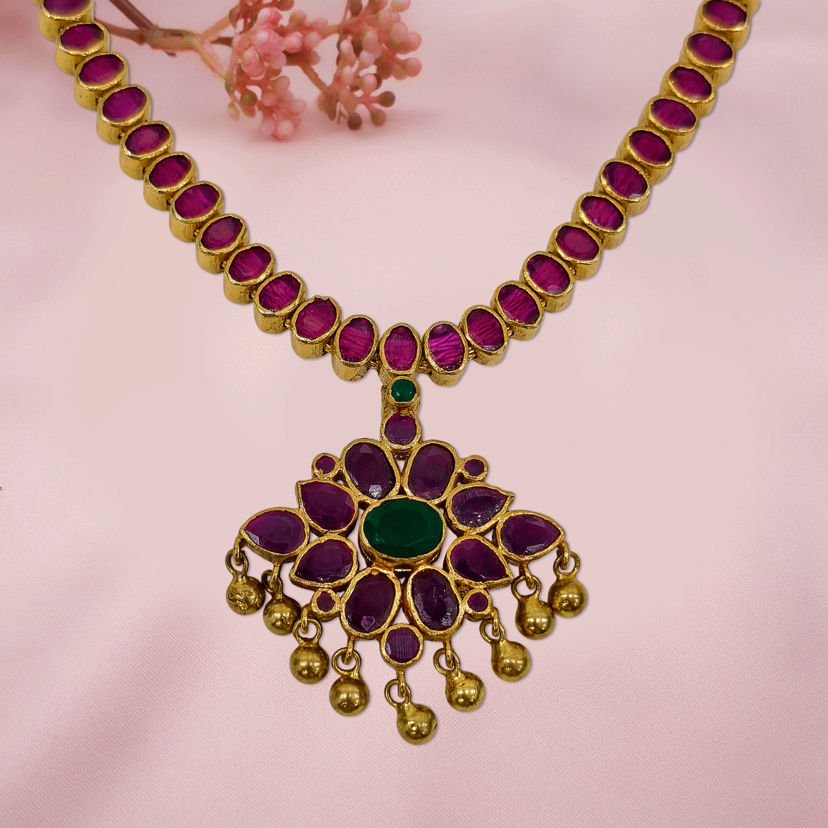 Aurora Color Stone Necklace