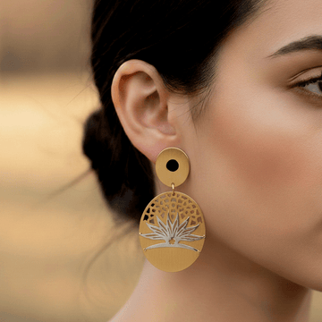 Rose Gold Glow Earrings