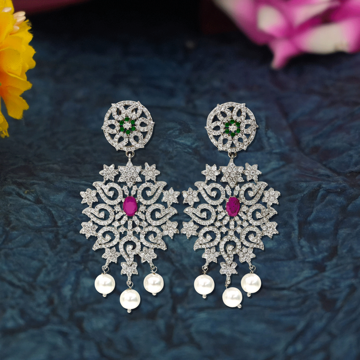 Modern Glam Silver Necklace