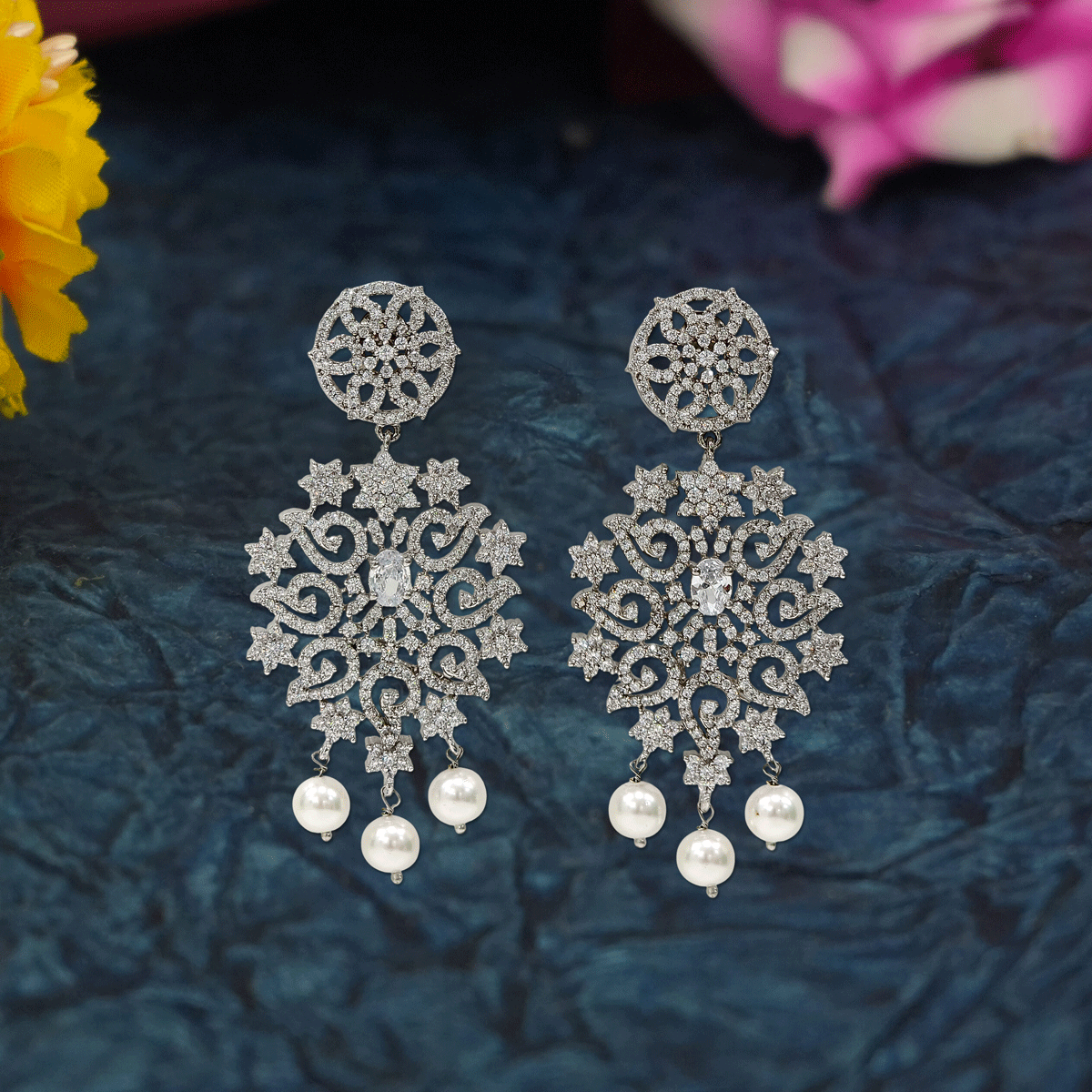 Modern Glam Silver Necklace