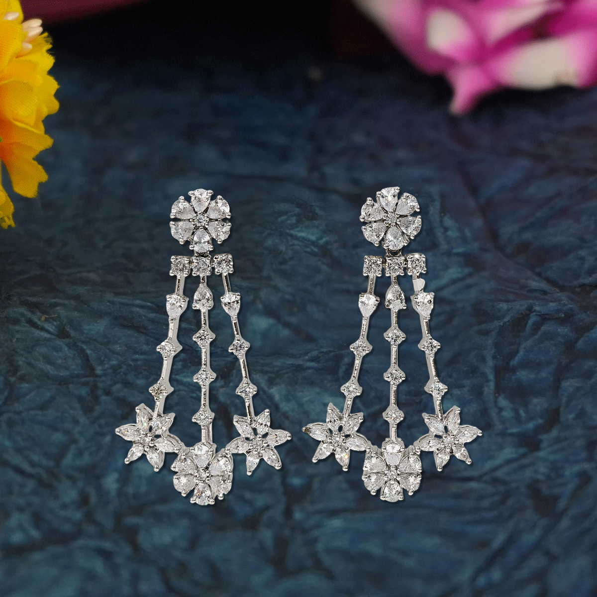 Modern Glam Silver Necklace