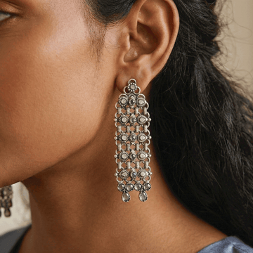 Stylish Oxidised Earrings