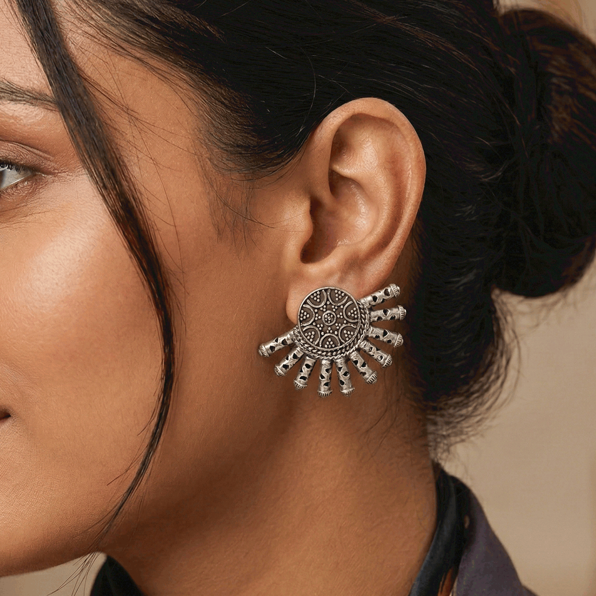 Stylish Oxidised Earrings