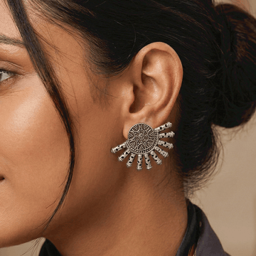 Stylish Oxidised Earrings