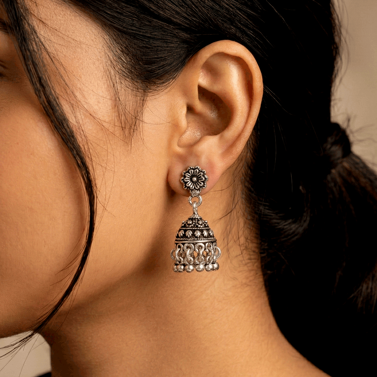 Stylish Oxidised Earrings