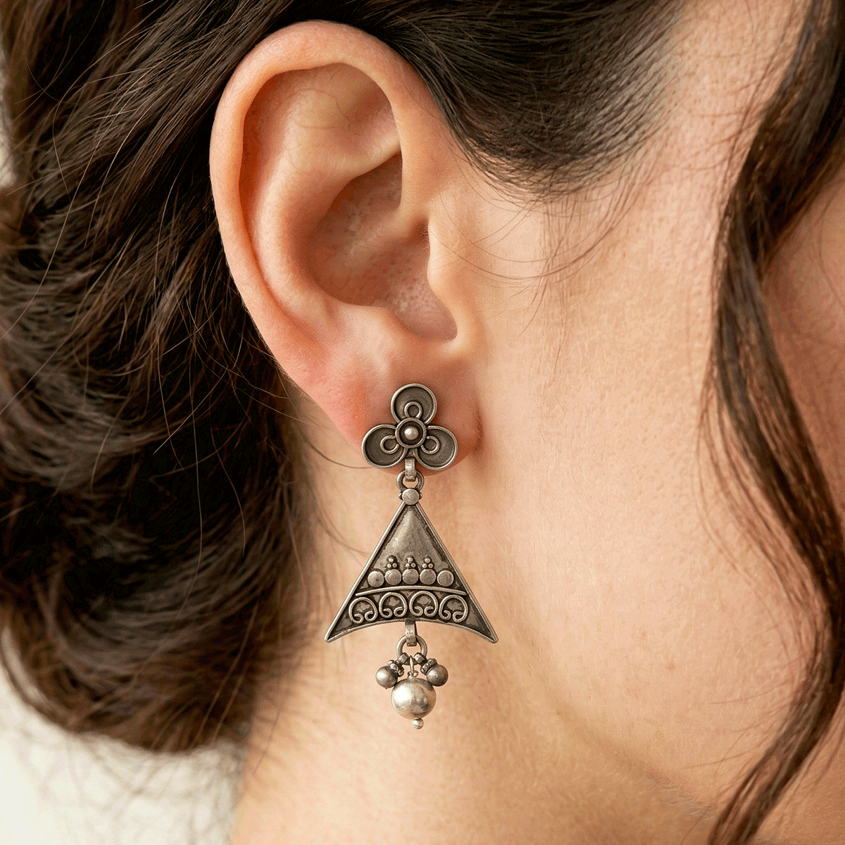 Stylish Oxidised Earrings