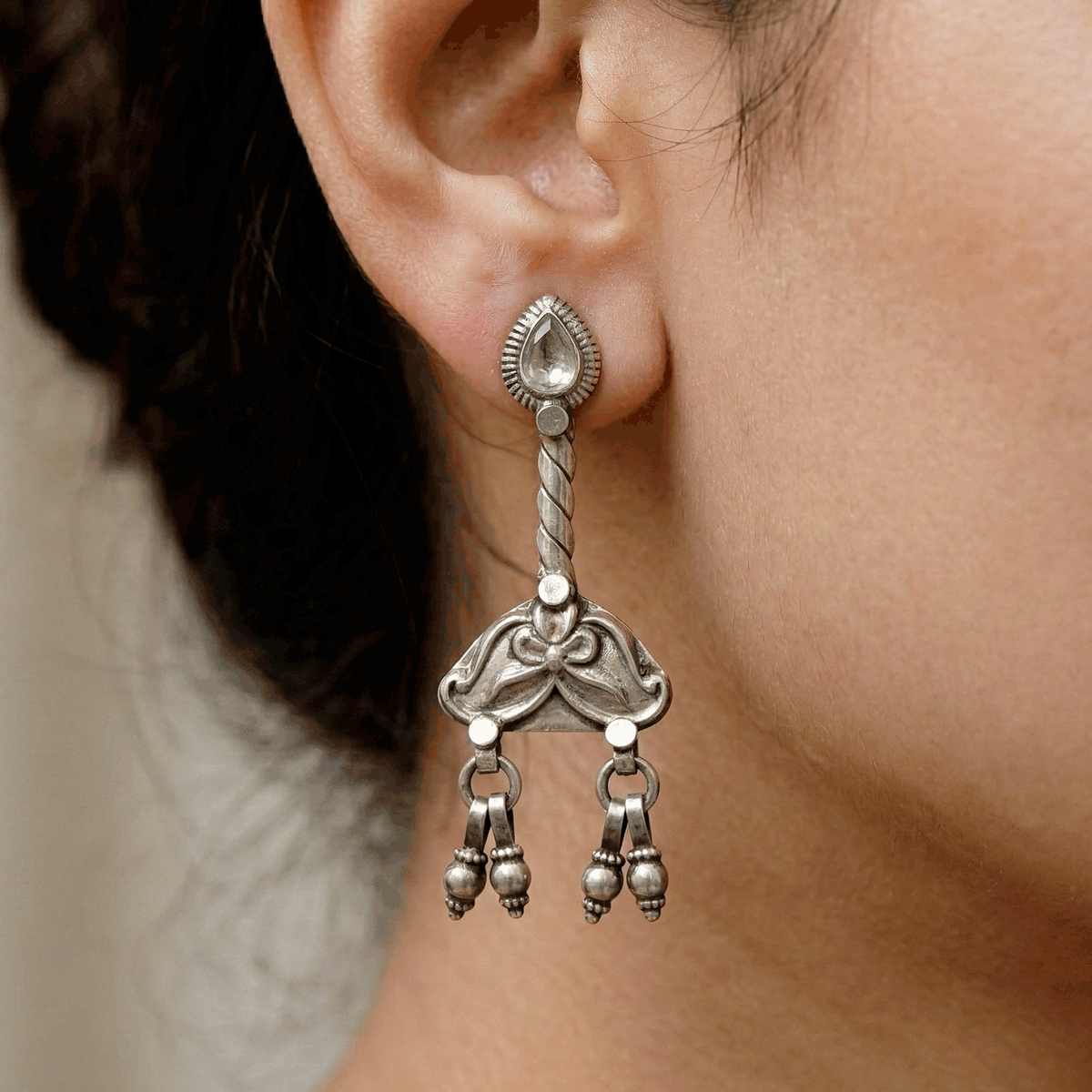 Stylish Oxidised Earrings