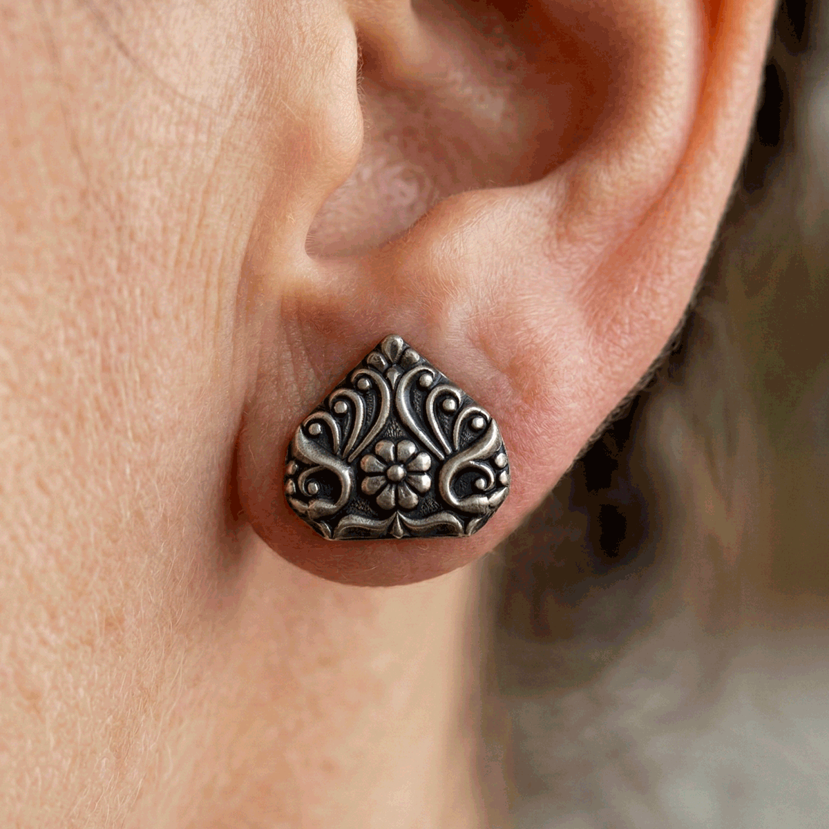 Stylish Oxidised Earrings