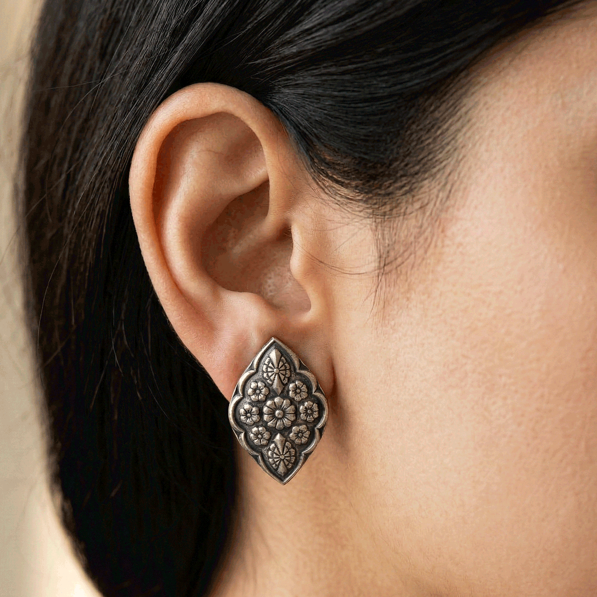 Stylish Oxidised Earrings