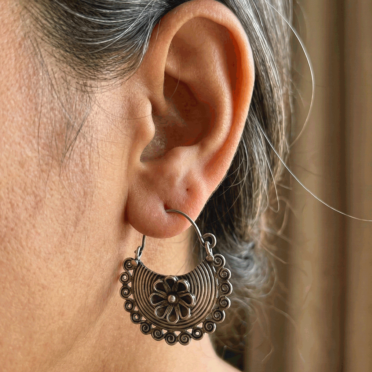 Stylish Oxidised Earrings