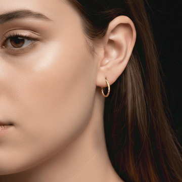 Rose Gold Glow Earrings