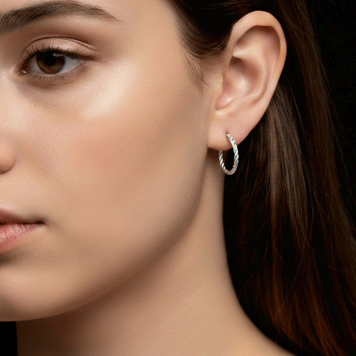 Rose Gold Glow Earrings